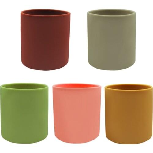 BPA-free Baby Silicone Water Cup Portable Kids Heat-resistant Training Drinkware