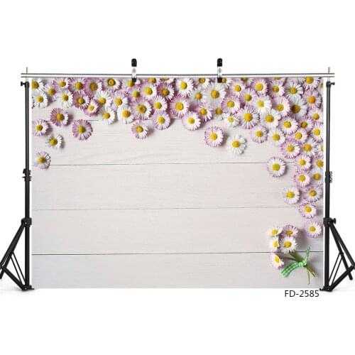 New products wood texture with flowers, birthday photos, live photos, children photos advertising photography background