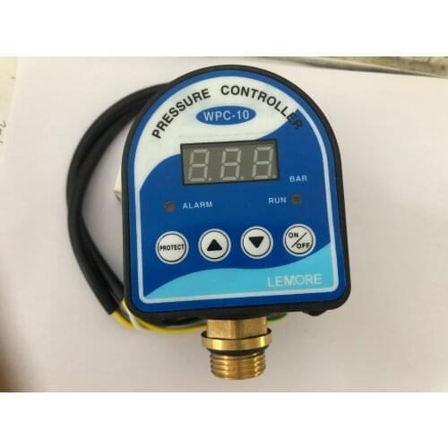 Pressure Control Switch Digital LED Display Water Pump G1/2" WPC-10,Eletronic Controller Sensor With Adapter