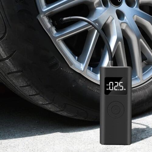 Portable Car Air Compressor Inflator Pump With LED Lamp For Car Motorcycle Bicycle Tire Inflatable Wireless Electric Air Pump