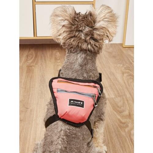 Dog Chest Back Outdoor Dog from Backpack Light Breathable Easy to Carry Pet Bag Detachable Gift