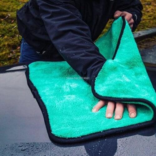 50X70cm/38X38cm/1400GSM Super Soft Premium Microfiber Drying Cltoth Ultra Absorbancy Deluxe Car Wash Waxing Polishing Towel