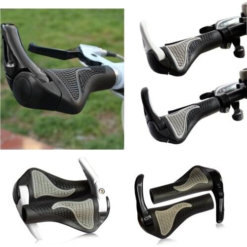 Bike Grips Anti-Skid Ergonomic Bicycle Grips Bike Bar ends Handlebars Rubber Bicycle Parts Cycling Grips Dropship