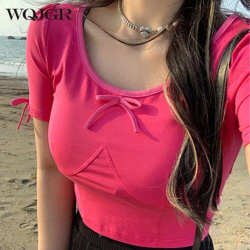 Женские футболки WQJGR China At AliExpress