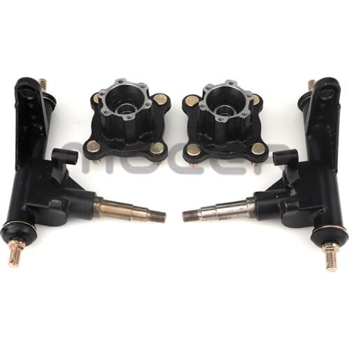 1 set 240mm Steering Knuckle Strut Spindle With Wheel Disc Hub Fit For kandi 110cc 150cc 200cc Go Kart Buggy Karting Bike Parts