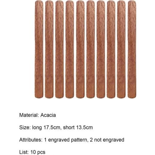 10pcs Disposable stir sticks Natural Wooden tea Coffee Stirrers Cafe Supplies 17.5CM/13.5CM