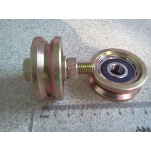 2 inch sliding gate whee with 1PCS 6201RS Bearing(wheel diameter 48mm,thickness 18mm)