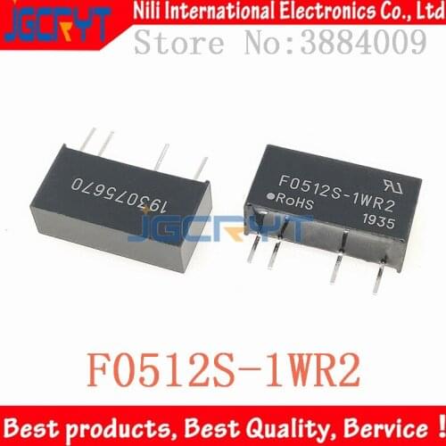 5 unids/lote F0512S-1WR2 SIP 1w Fixed Voltage Input 5v Isolated non-stabilized single-channel 12v output
