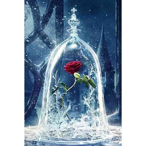 Diamond embroidery 5D Beautiful rose diamond cross stitch crystal square diamond sets unfinished decorative diy diamond painting