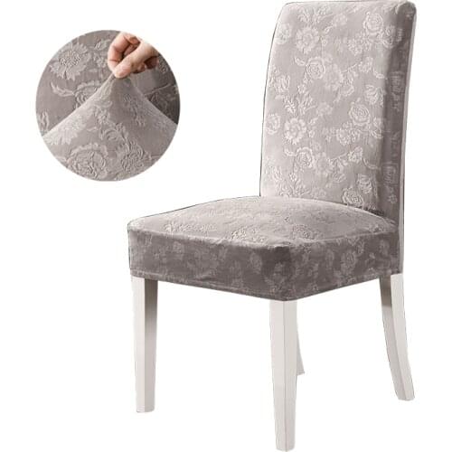 Velvet smooth stretch Chair Covers Spandex For Wedding Dining Room Office Banquet housse de chaise chair cover