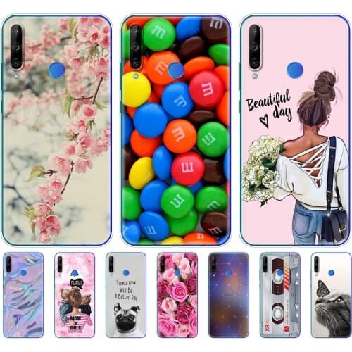 Cases For HONOR 9C silicon Case 6.39" Soft Tpu Phone Cover On Huawei Honor 9C etui 9 C AKA-L29 Back Bag Protective Coque Bumper
