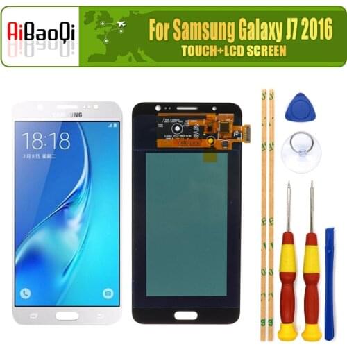 For SAMSUNG Galaxy J7 2016 LCD Display Screen Touch Digitizer Assembly For Samsung Galaxy SM-J710F J710M J710H J710FN Screen