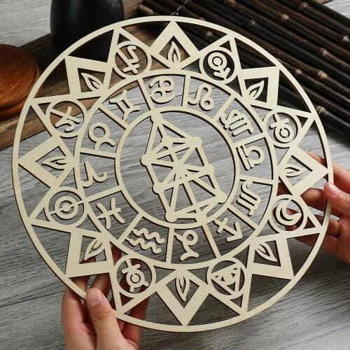 Crystal Grid Wooden Grids Sacred Geometry Wall Art Hanging Wall Sculpture Meditation Altar Decoration Laser Cut Om 7 chakra