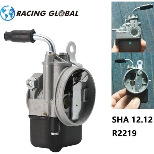ALCON-Motorcycle Carburetor SHA 12.12 R2219 For PIAGGIO Ciao PX FL VESPA moped pocket SHA 12/12 Dellorto Carburedor