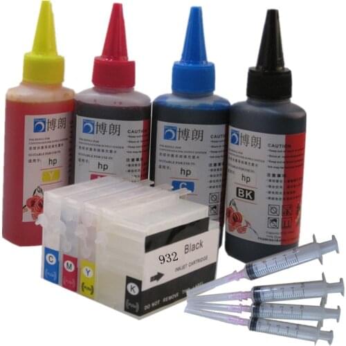 BLOOM compatible FOR HP 932 933 ink cartridge refill ink kit for HP Officejet 6100 6600 6700 7110 7610 7612 7510 7512 printer