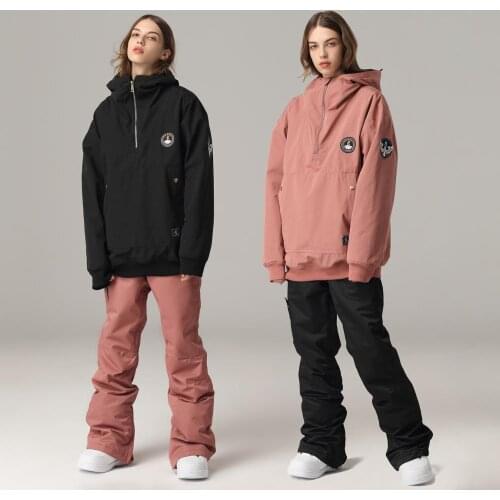 Ski Pants Men And Women Outdoor High Quality Windproof Waterproof Warm Couple Snow Trousers Winter Ski Snowboard Pants