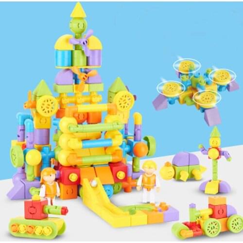 Magnetic Cube Construction Set Model & Building Toy Plastic Magnetic Building Blocks Designer Educational Toys For Kids Gifts