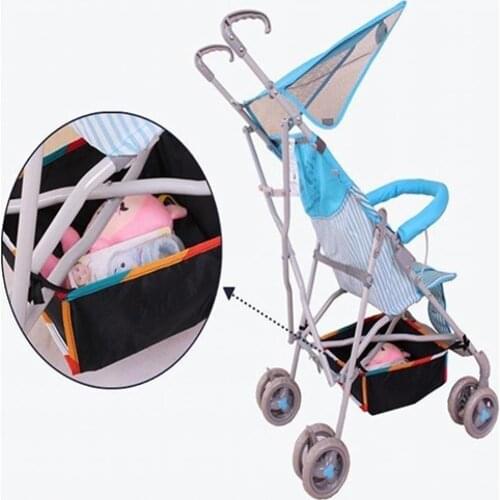 Fashion Baby Infant Car Storage Basket Universal Pram Stroller Shopping Bag