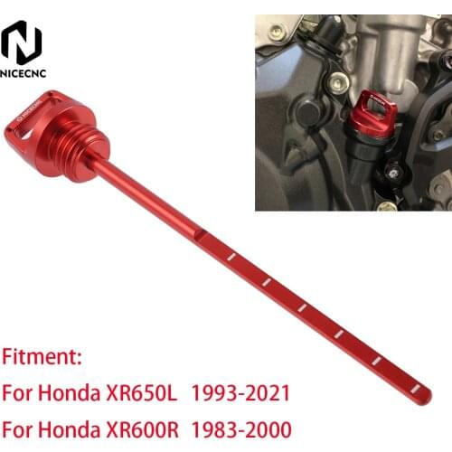 NICECNC Motorcycle Engine Oil Dipstick Stick Plug For Honda XR650L 1993-2021 2020 2019 XR600R 1983-2000 XR 650L 600R 650 L 600 R
