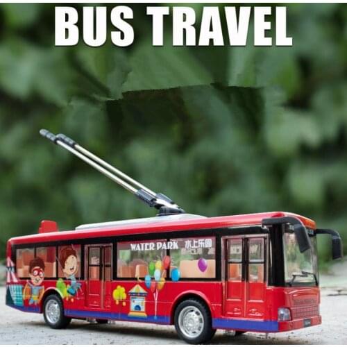 New product 1:48 alloy pull back tram bus model,city tram toy,high simulation sound and light 3 doors,free shipping
