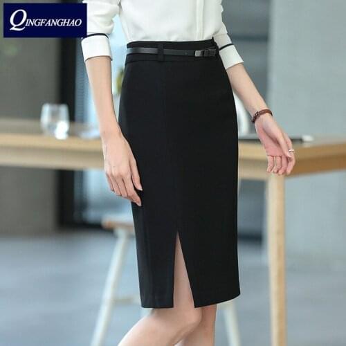 Autumn and winter traditional OL fashion professional ladies long skirts dresses overalls skirts JY