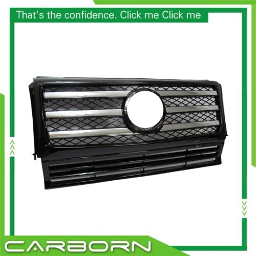 For-Mercedes-Benz G-class W463 G500 G63 G65 G800 1990-2018 with Emblem CL Style Front Racing Grille