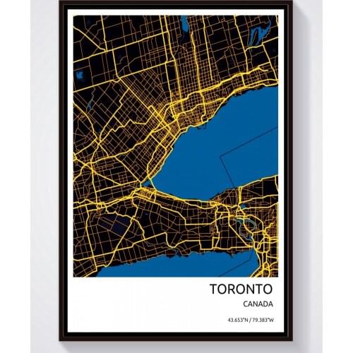 Canada City Toronto Poster