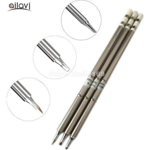 T12 Series Soldering Iron welding Tips Electronic heads for FX-9501/HAKKO912/FM-2027/2028 Handle 12 soldering station