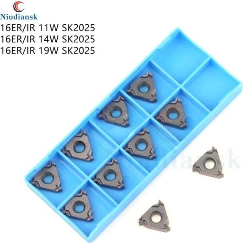 16ER 11W 14W 19W SK2025 Threaded Carbide Insert CNC Lathe Tool 16IR 11W 14W 19W SK2025 Thread Steel,Stainless Steel Turning Tool