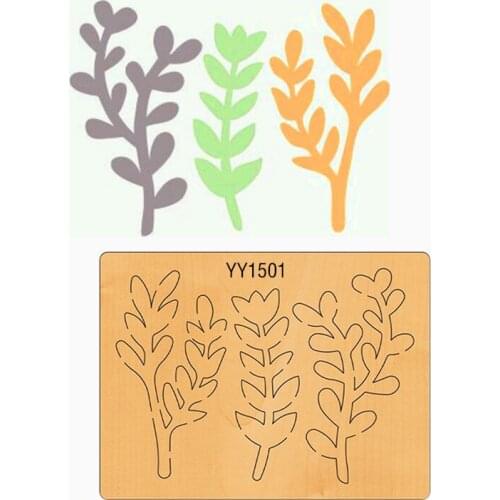 Three kinds of leaf cutting die wood die cutting dieYY14046Is Compatible with Most Manual Die Cut