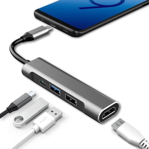 USB C HUB for Samsung Type C to USB 3.0 Adapter USB Hub to HDMI Docking Station USB-C 3.1 Split for Macbook air / Pro HUAWEI