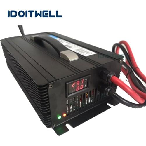 Custom Professional 48V battery charger 48V 40A LED display Automatic 48 volt batteri charger for lipo lifepo4 lithium lead acid