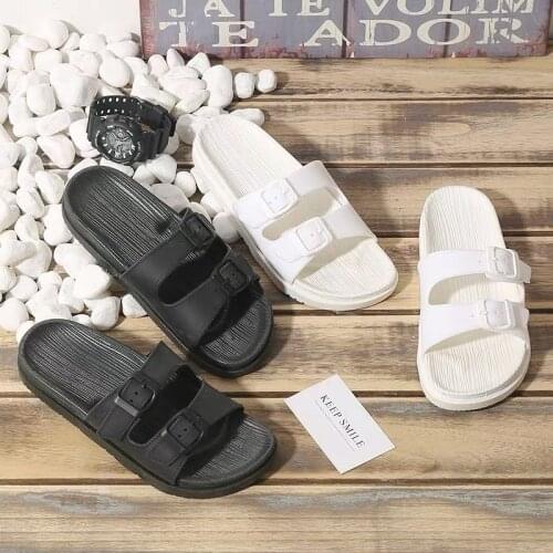 Womens 2021 Daily Use Slipper Shoes White And Black Color Ladies