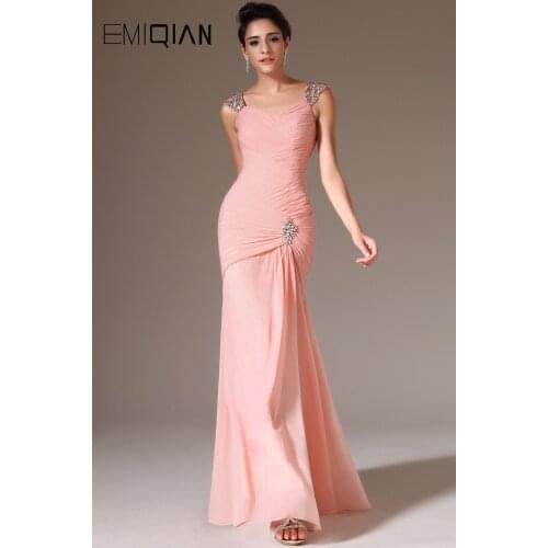 Mermaid Pageant Dresses Tank Neckline Fomal Evening Dresses Robe De Soiree