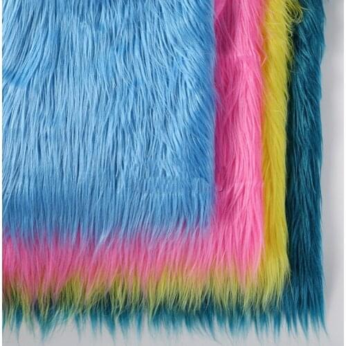 10cm long plush cloth artificial large fur integrated pad cloth background cloth animal doll manual fabric 50x170cm