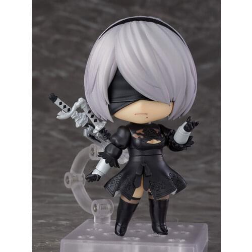 100% Original NieR:Automata Figure YoRHa No.2 Type B Chibi Figure Pvc Toys Action Figure 3 Style
