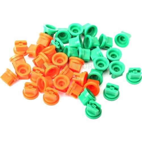 20pcs Agricultural Machine Spraying high pressure fan nozzle Plant protection drone nozzle Green spray nozzel