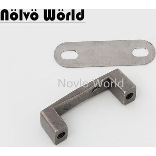 5-20-100 pieces 1.9cm 3/4 inch old color retro style U ring connector for woman shouldbag purse strap hanger