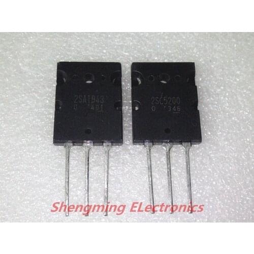 5pairs 2SA1943 A1943 + 2SC5200 C5200 transistor 100% Original 10pcs