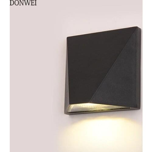 5W Wall Lamp Led porch Lights Modern Aluminum waterproof IP65 Lighting Garden Corridor Stair Light Decoration Wall lights