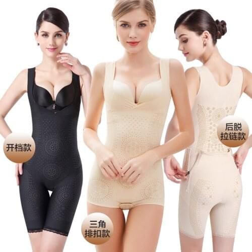 Body shaping postpartum tights abdomen waist and hip shaping body slimming belly seamless bodysuit thin section female
