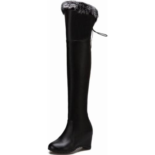 Big Size Simple boots thigh high boots knee high boots over the knee boots women ladies boots shoes woman winter boots women