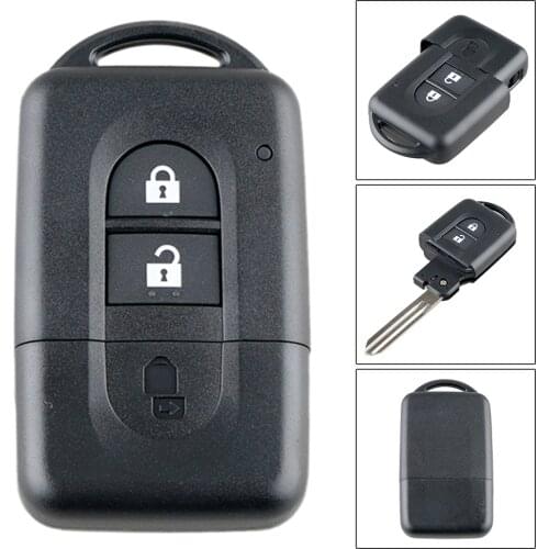2button 3 button Replacement Remote Car Key Shell Case Holder for Nissan MICRA Xtrail JUKE Qashqai j11 Sunny