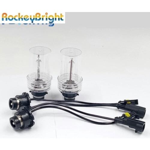 D2S HID Xenon Headlight bulb With D2C D2R D2S socket base HID Wiring Harness AMP Adapter Converter Plug Cable Connector