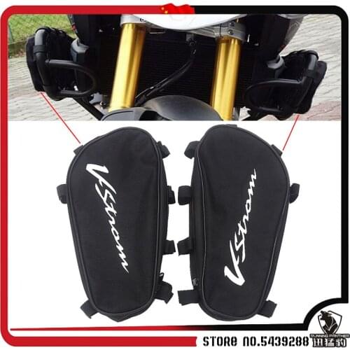 For SUZUKI V-STROM DL1000 DL 1000 dl1000 2013 onwards Motorcycle Frame Crash Bars Waterproof Bag Repair Tool Placement Bag