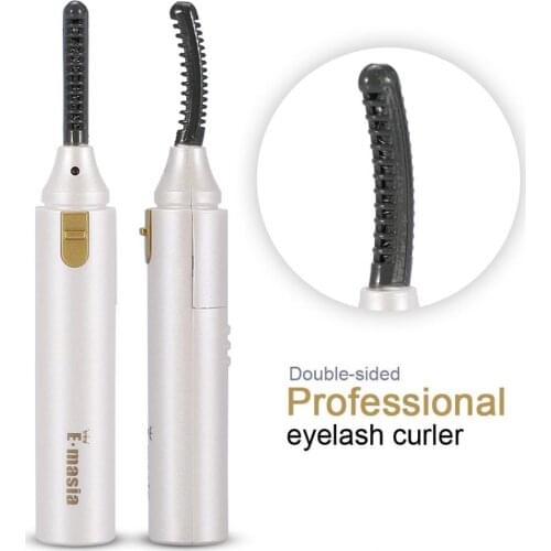 Elecool Electric Eyelash Curler Portable Pen Heated Long Lasting Eye lash Curler Useful Makeup Tool For Women New Wholesale