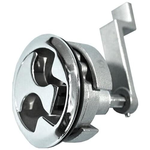 ISURE MARINE Boat 2" Flush Pull Hatch Latch With Handle Stainless Steel