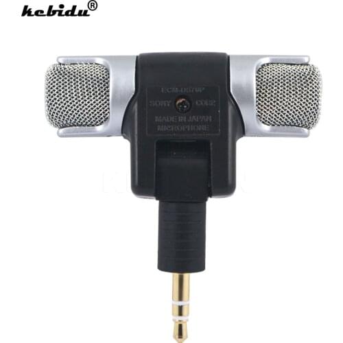 Kebidu New arrival Universal Mini Microphone Clear Voice mini Stereo Microphone for PC Computer For Laptop Smart Mobile Phone