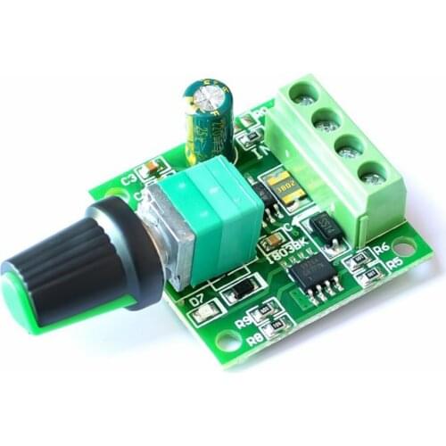 DC 2A 1.8V 3V 5V 6V 12V PWM Motor Speed Controller Low Voltage Adjustable Regulator Drive Module Switch