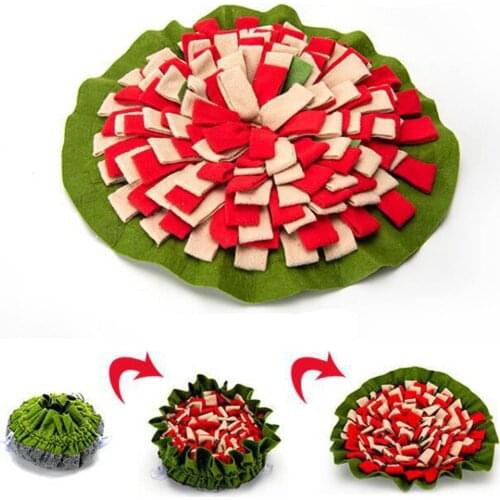 Dog Sniffing Mat Dog Puzzle Toy Pet Snack Feeding Mat Boring Interactive Game Training Blanket Snuffle Feeding Training Mat New